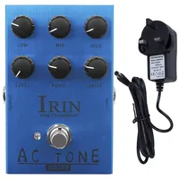 AN-33 AC TONE Overdrive Pedal Analog AC30 Amplifier Pedal Effect Classic British Rock Sound Guitar Durable Parts With 9V Adapter