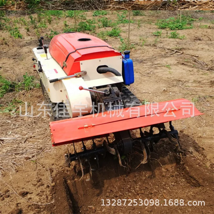 Small fruit tree weeding and plowing machines for use in mountainous areas with micro tillage and weeding machines