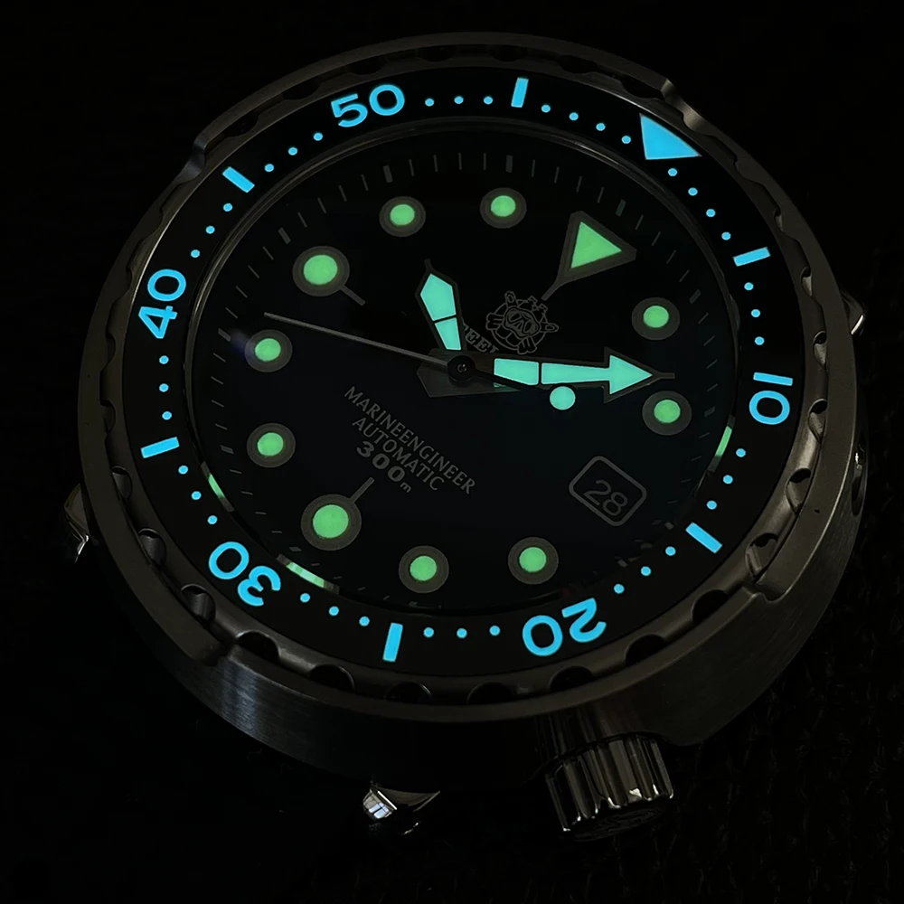 2023 New SD1975 STEELDIVE Tuna Classic Watch For Men Super Luminous Ceramic Bezel 300M Waterproof 316L Case NH35 Dive Wristwatch