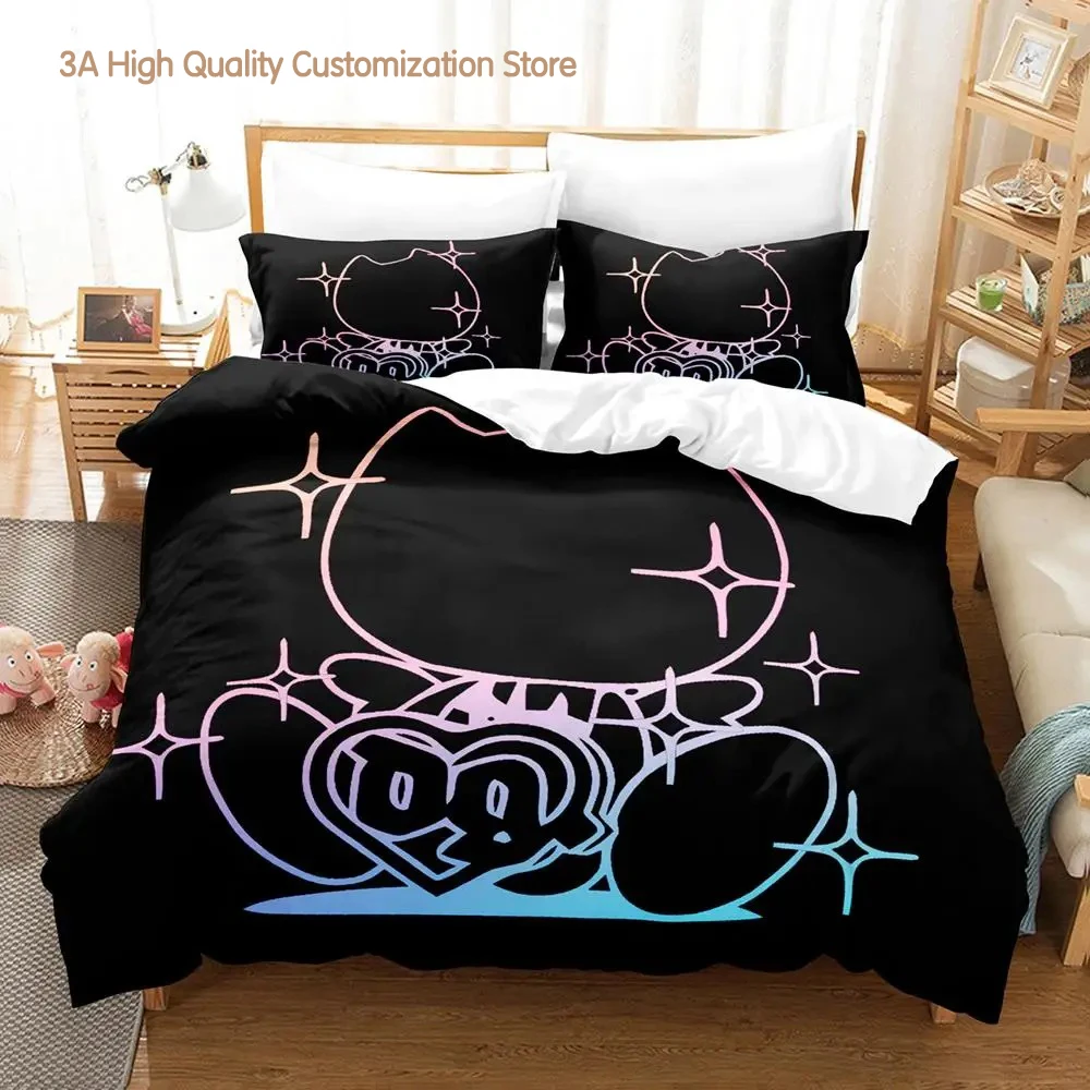 2023 Drain Gang Merch DMN Bedding Set Single Twin Full Queen King Size Bed Set Adult Boys Bedroom Duvetcover Sets Bed Sheet Set