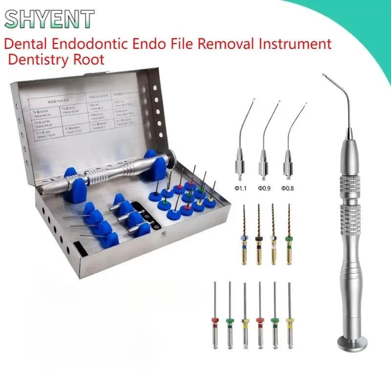 

Dental Endo Broken File Removal Instrument Set Endodontic Kit Root Canal File Extractor Oral Root Canal Needle Extractor Tool