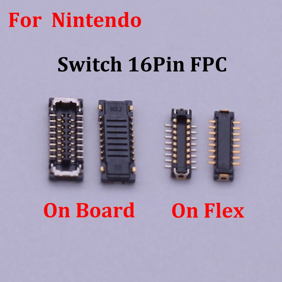 

5-10pcs New For Nintendo Switch Memory Micro SD/TF Card Reader FPC Connector Contact on motherboard 16pin