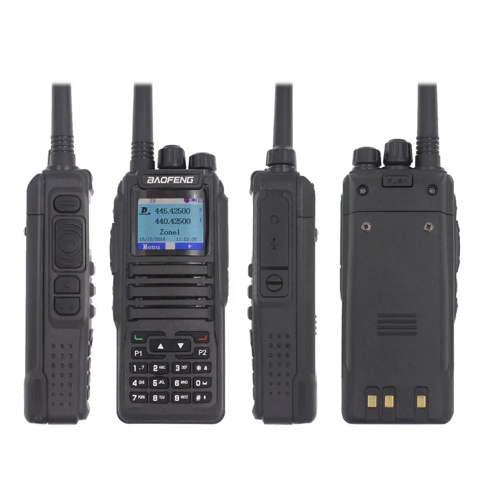 Imagem -05 - Baofeng Walkie Talkie Digital Dm1701 Dmr Vhf Uhf Opengd77 Bf-1701 Dual Band 136-174mh 400470mhz Rádio fm em Dois Sentidos