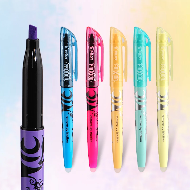 

1pcs Pilot Erasable Highlighter Pen Frixion Ink Fluorescent Pastel Nature Color Marker Liner for Drawing Lettering School A6250