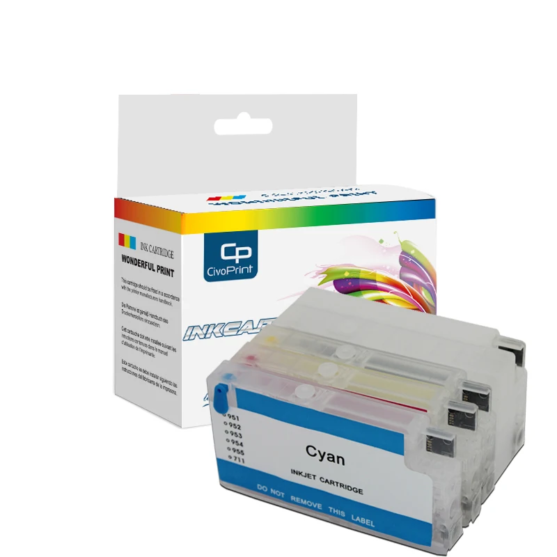 

Civo For HP 953 952 954 955 Auto Reset ARC Chip Ink Cartridge Officejet 7740 7730 7720 8210 8216 8710 8715 8720 8725 8730 8740