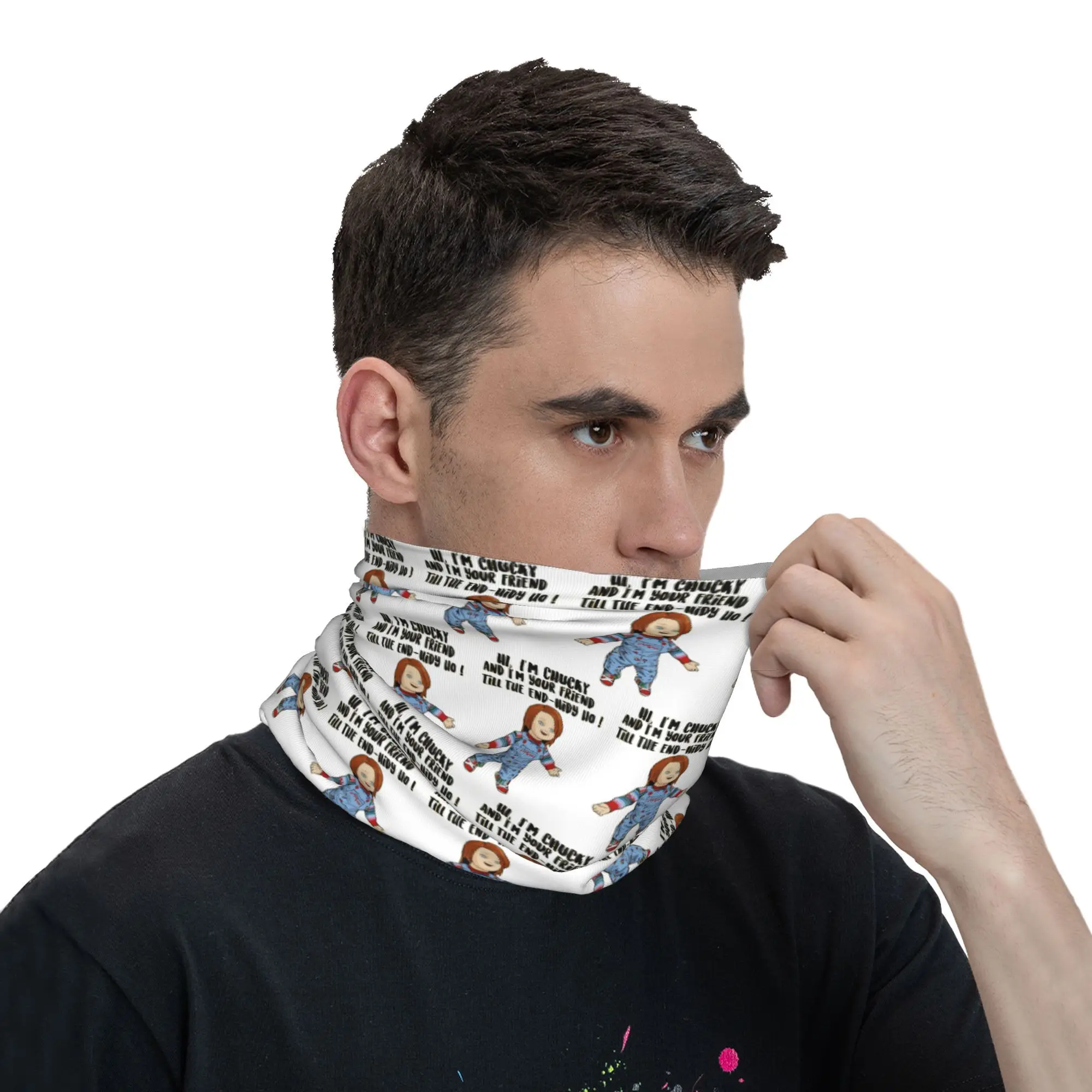 Good Guys Child's Play Chucky Doll Bandana Neck Gaiter Printed Mask Scarf Cycling Scarf Running For Men Women Adult Breathable