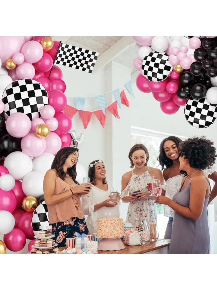 116 Parça Pembe Yarış Arabası - Balloon Arch Kit incelemesi ve fiyatı
