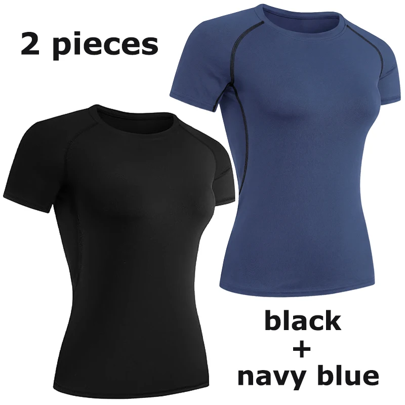 Compression Shirt Short Sleeve Athletic Yoga