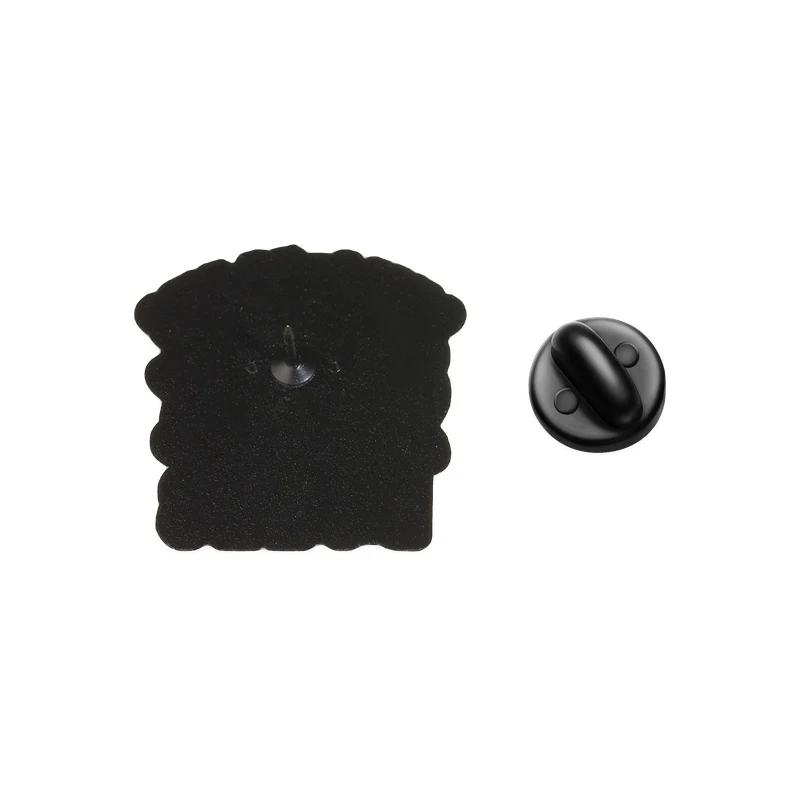 �Noch immer mit Puppen spielen“ – Voodoo-Puppe, sarkastisches Sprichwort, Emaille-Abzeichen, Metall-Anstecknadel, Brosche für Jeans, Reversdekor, Geschenk für Freunde. – Detail 9