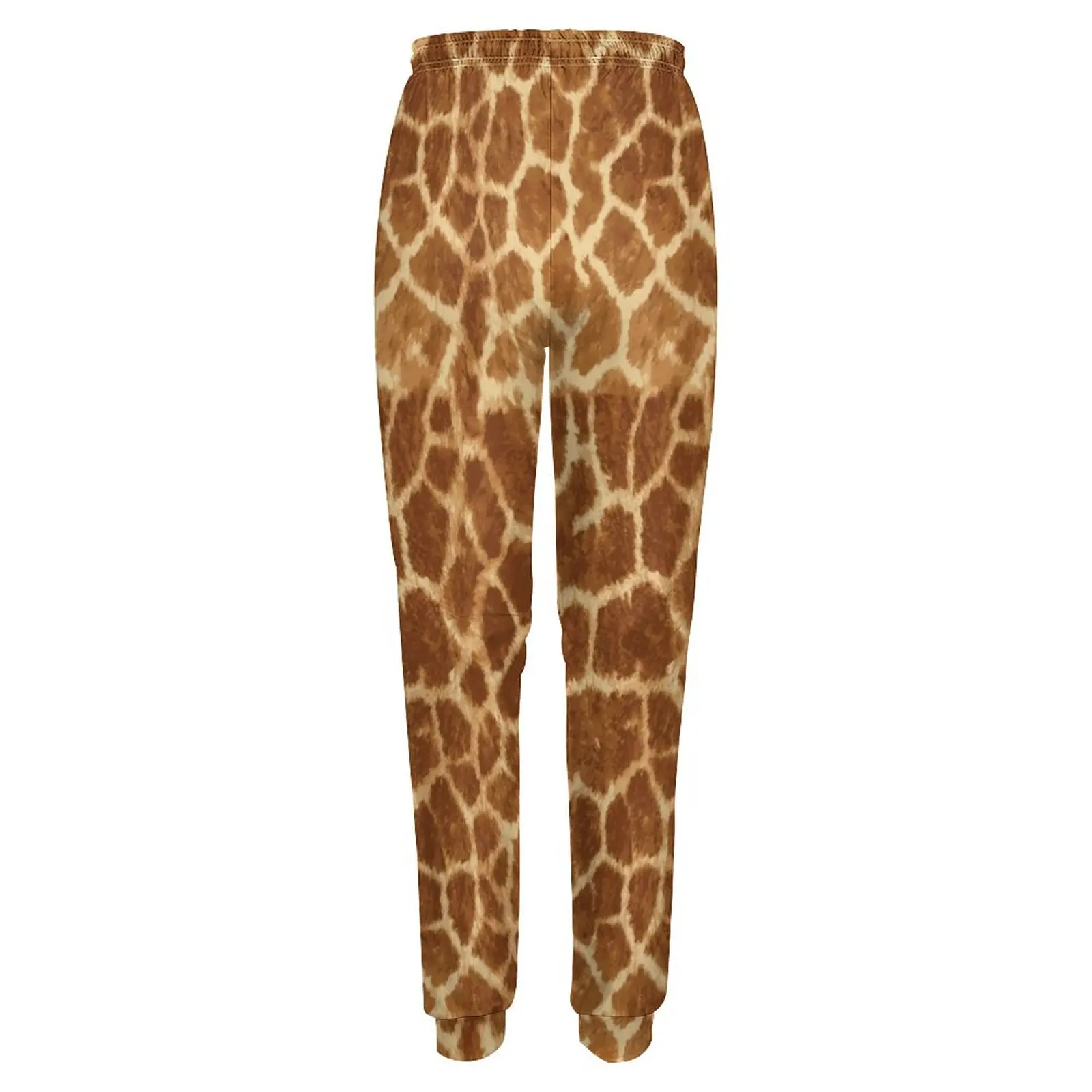 Giraffe Skin Print Baggy Pants Spring Animal Art Classic Sweatpants Female Y2K Graphic Trousers Big Size