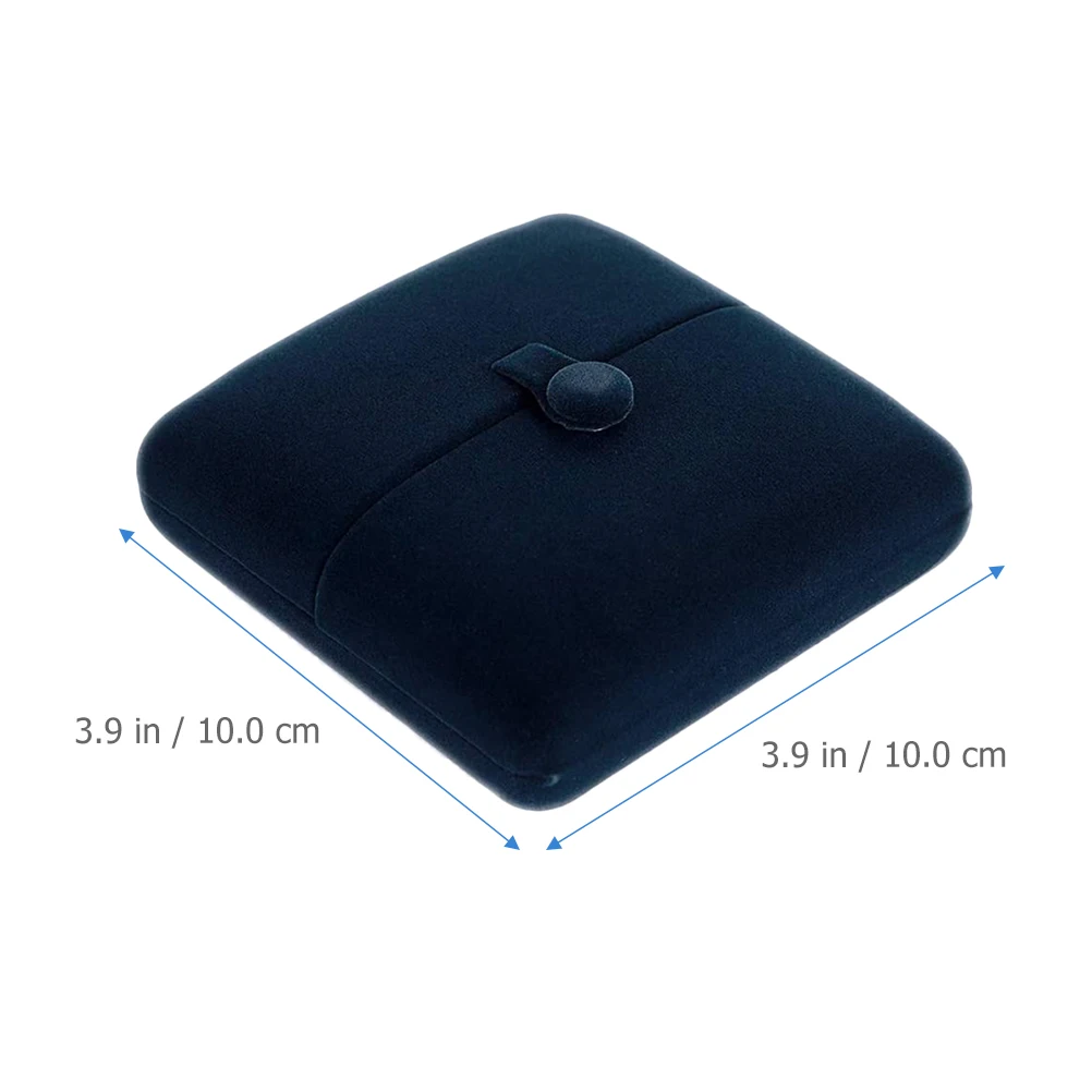

Jewelry Box Flannel Travel Organizer Holder Bracelet Boxes Gift Storage Display Home Hotel Party Banquet Festival Decor