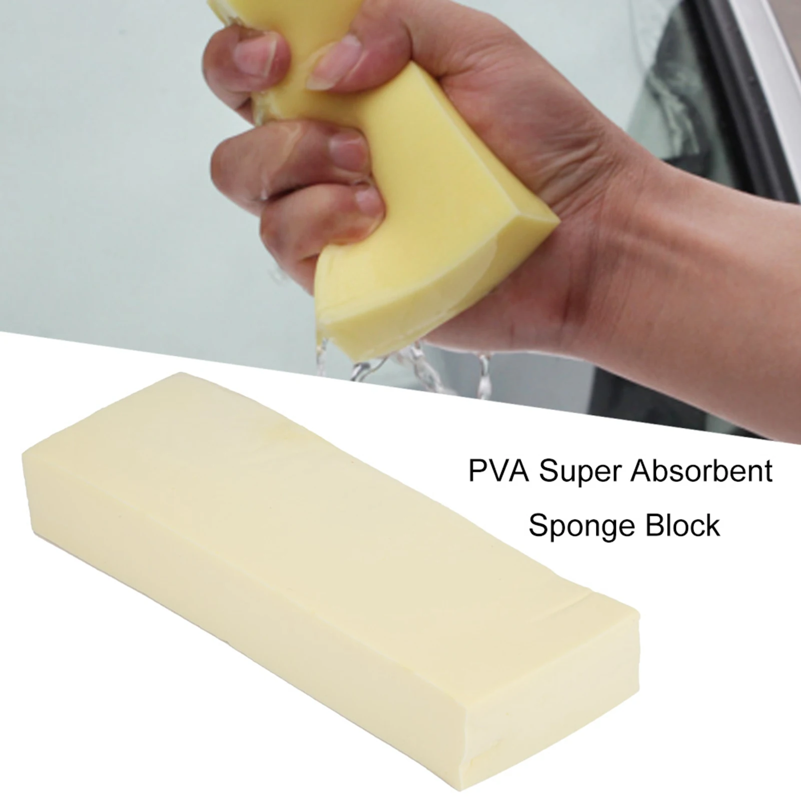3pcs Car Multifunctional PVA Super Absorbent Cleaning Sponge Block Washing Tools Car Cleaning Sponge Car Washing Sponge Block