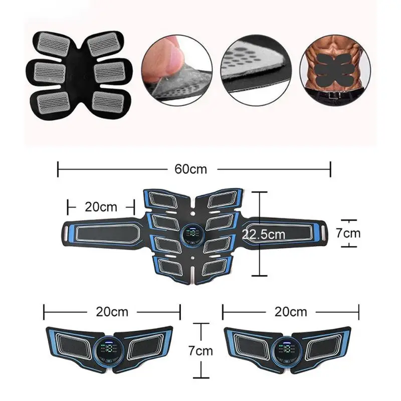 EMS-Thérapie de massage électrique pour tout le corps, appareil de massage pour les muscles abdominaux et les méridiens