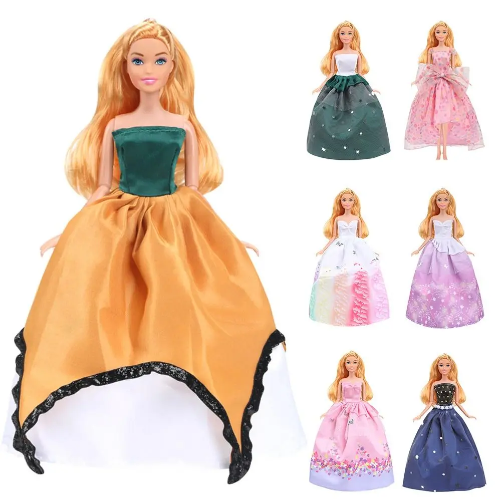 

2024 Newest Doll Wedding Dress Fashion Handmade Doll Floral Dresses Casual Wear Toys 30cm Doll