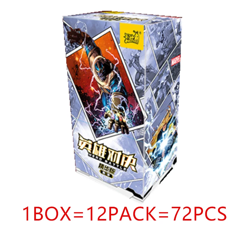 KAYOU Marvel Avengers Heroes Duel Card Essence Version CR Card Genuine Toy Card Package Collection Card