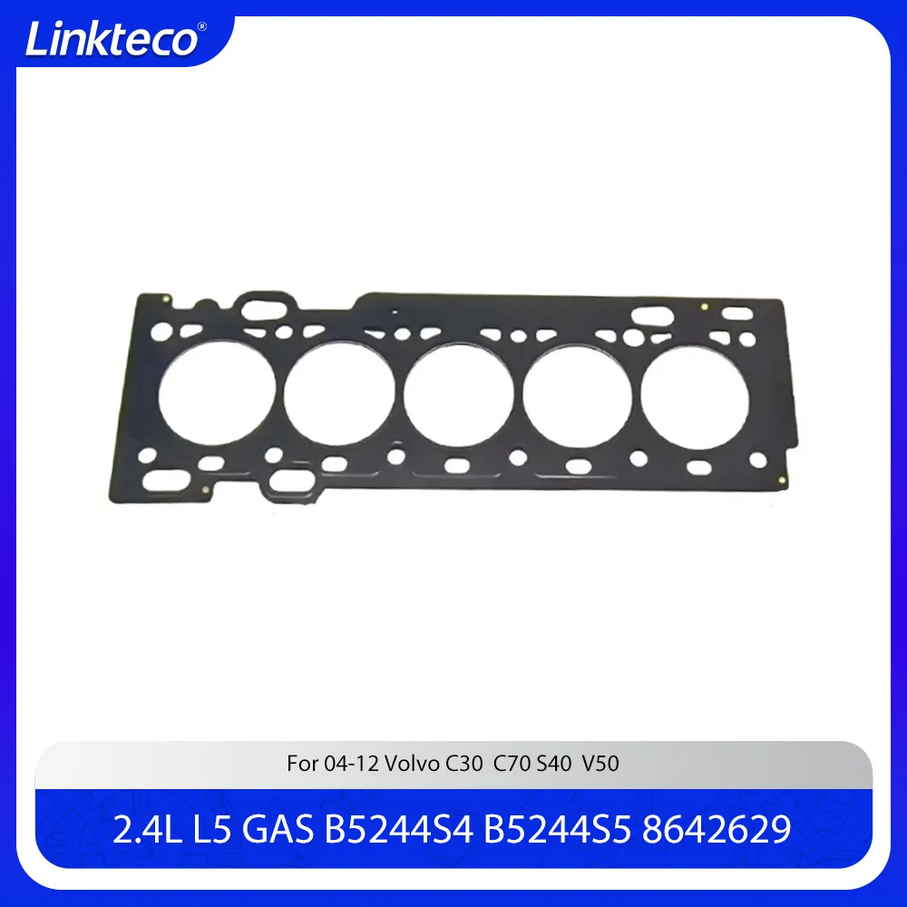 

Engine part Cylinder head gasket Fit 2.4 L GAS L5 B5244S4 B5244S5 For 04-12 2.4L Volvo C30 C70 S40 V50 8642629 AG8341