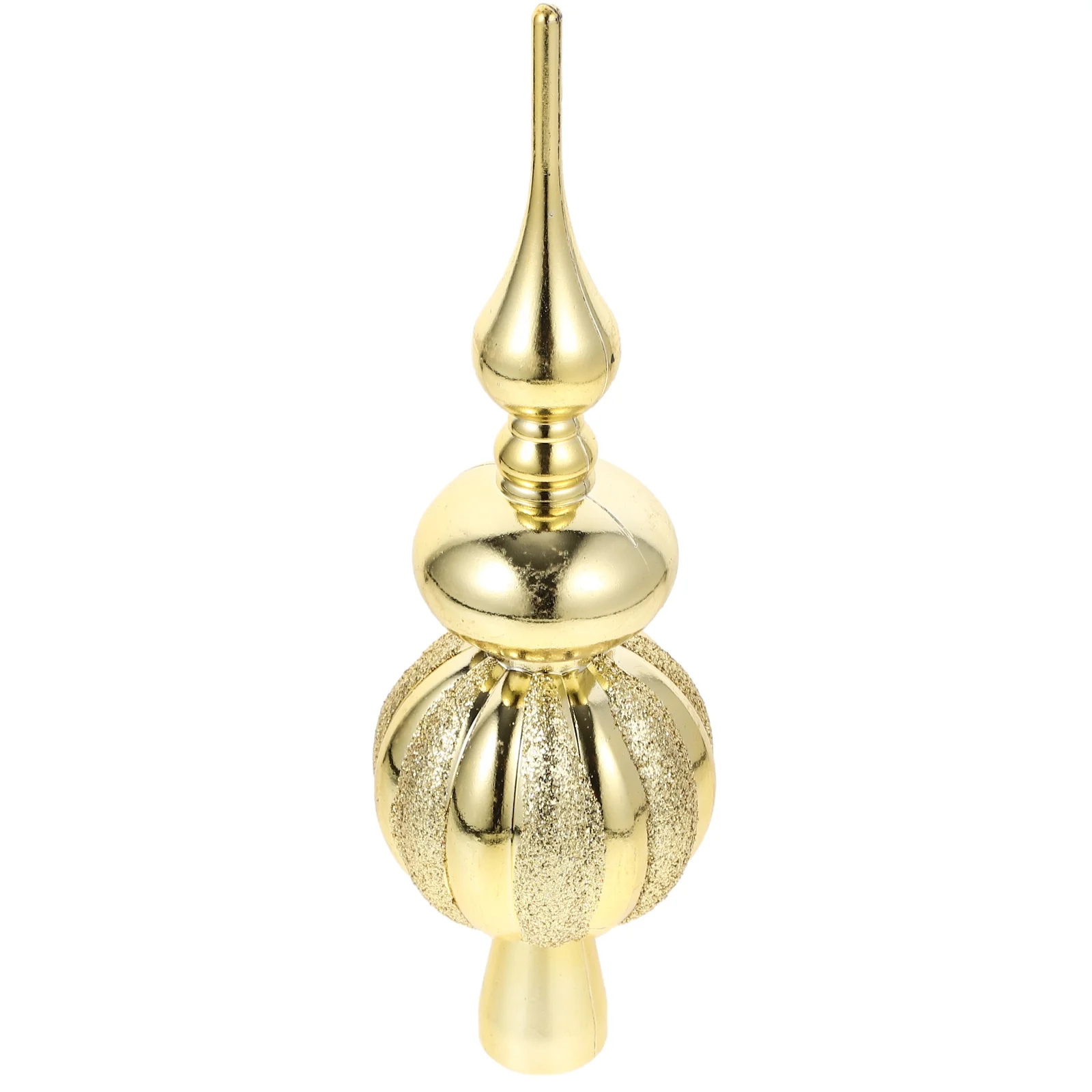 

Spherical Christmas Tree Topper Ornament Xmas Treetop Decoration Plastic Festive Decor For Holiday Party Supplies Family