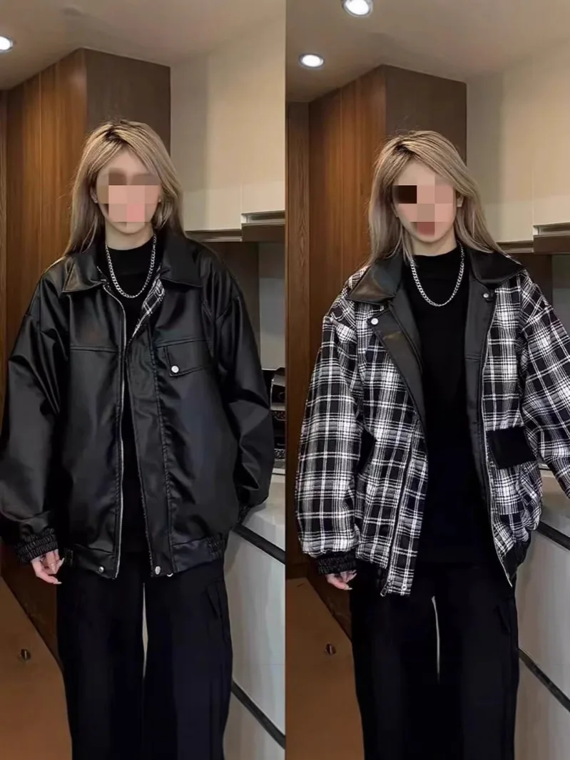 

Байкерские куртки Женская куртка Женская минимализм Простая с круглым вырезом Однотонная утягивающая одежда Легкая удобная утренняя весна на открытом воздухе