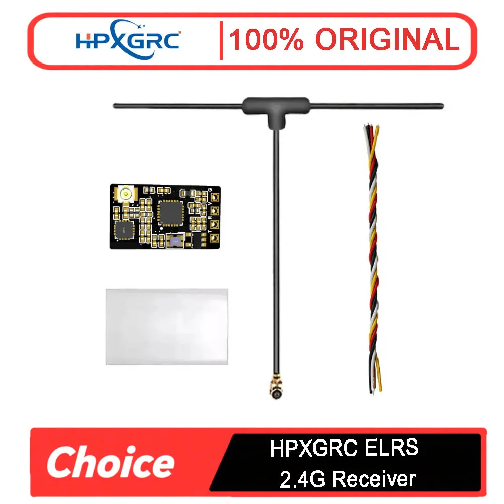 HPXGRC 2.4G ELRS Receiver - ExpressLRS, High - Sensitivity, Low - Latency, for FPV Freestyle & Long - Range RC DIY