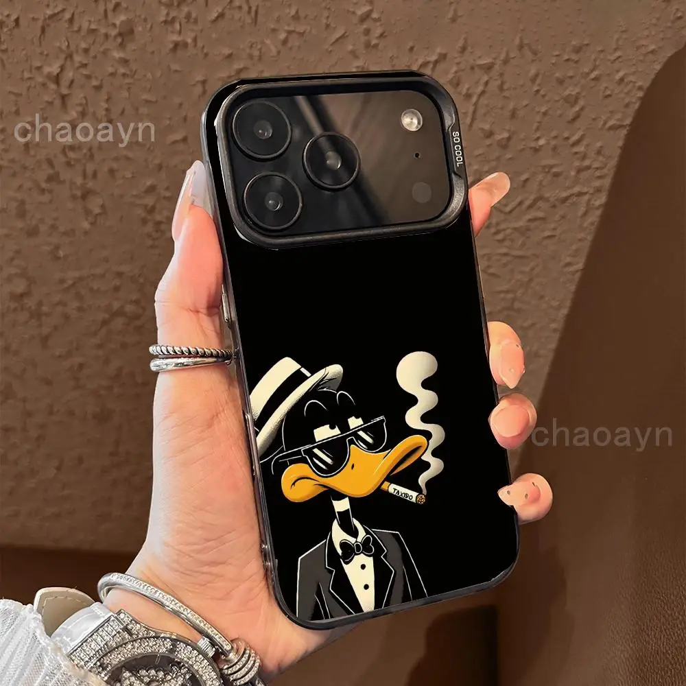 

Smoking duck Phone Case case for iPhone17 16 15 14 13 12 11 Pro/ Max/Plus shock-proof rear cover anti-fingerprint