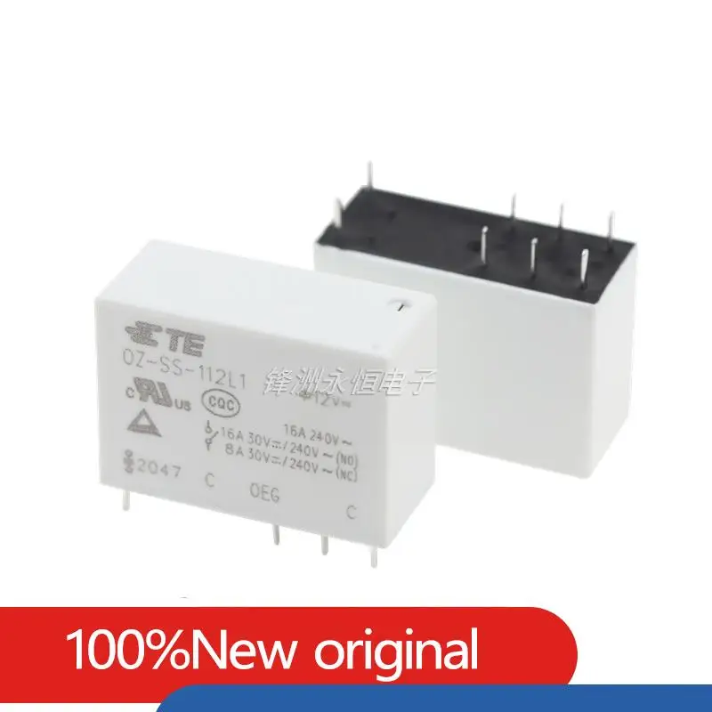 

10PCS/Lot Original New TE Relay OZ-SS-112LM1 OZ-SS-124LM1 OZ-SS-112L1 OZ-SS-124L 16A 6PIN 8PIN 12VDC 24VDC Power Relay