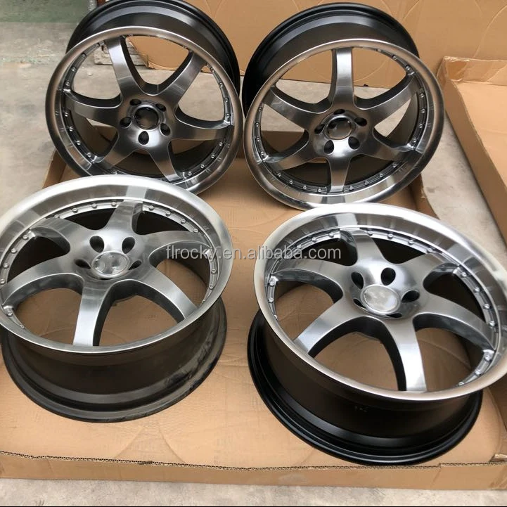 러프 레이싱용 합금 휠, 단조 휠 림, TE37 JDM 스타일, 18x9.5, 5x114.3, 20 오프셋