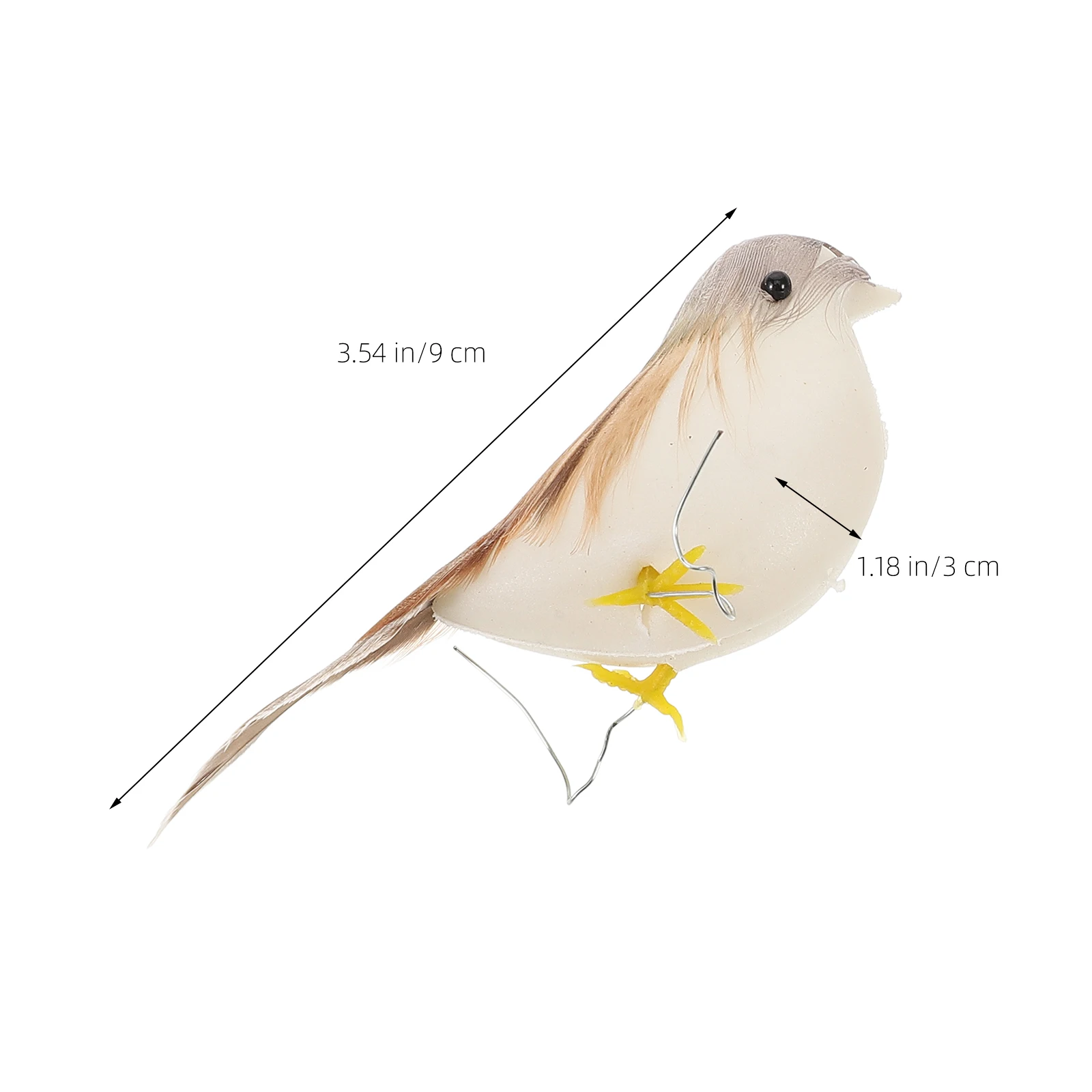 

1 set Artificial Birds Fake Bird Decoration Lifelike Models for Miniature Gardens Fairy World