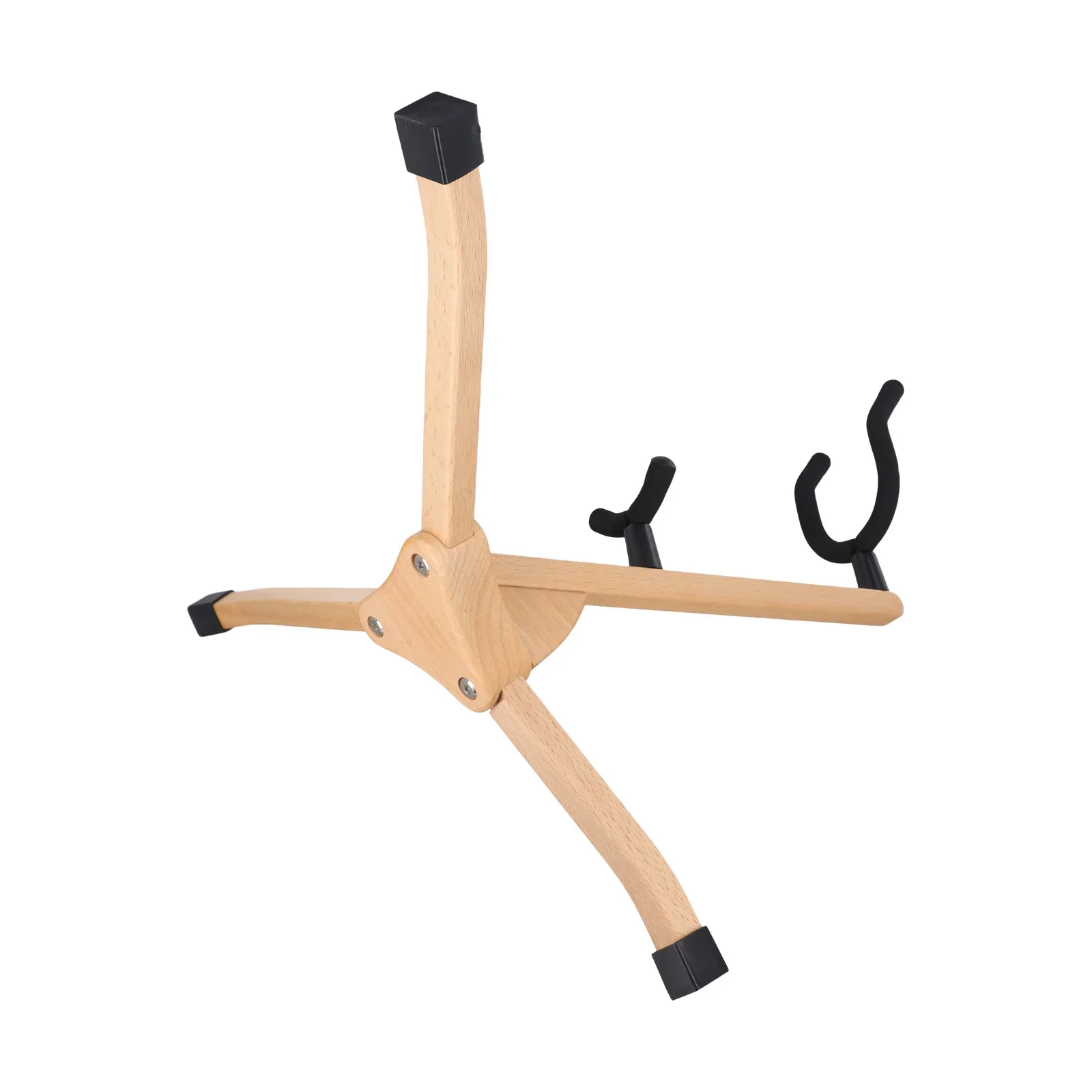 

Saxophone Storage Instrument Protection Sax Tripod Stand Saxophone Display Stand Wooden Protective Layer Adjustable Bracket
