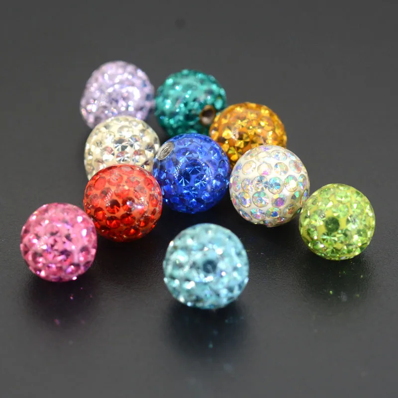 30pcs/Lot 16G&14G Epoxy Crystal Ferido Ball Replacement Ball Piercing Accessories for Tongue Ring Lip Ear Jewelry Wholesale