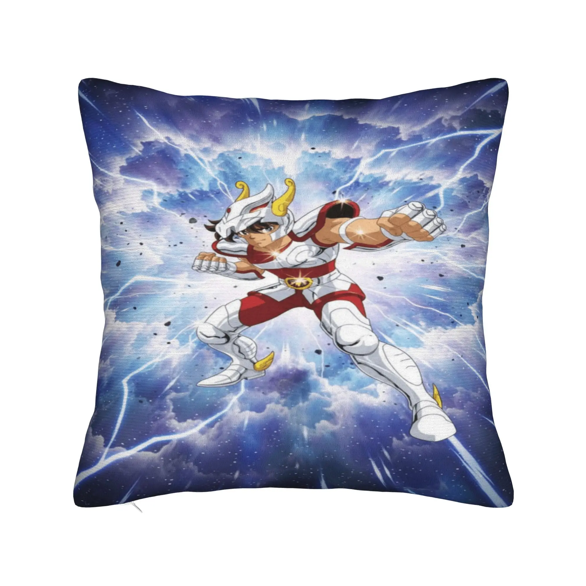 The Knights Pillow Case Saint Seiya Comfy Pillow Cover For Chair Sofa Home Decor Fashion Pillowcases