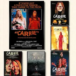 Classic 70s Horror Movie Carrie Retro Film Poster HD Printed Wall Art Pictures Canvas Painting Home Interior Decor
