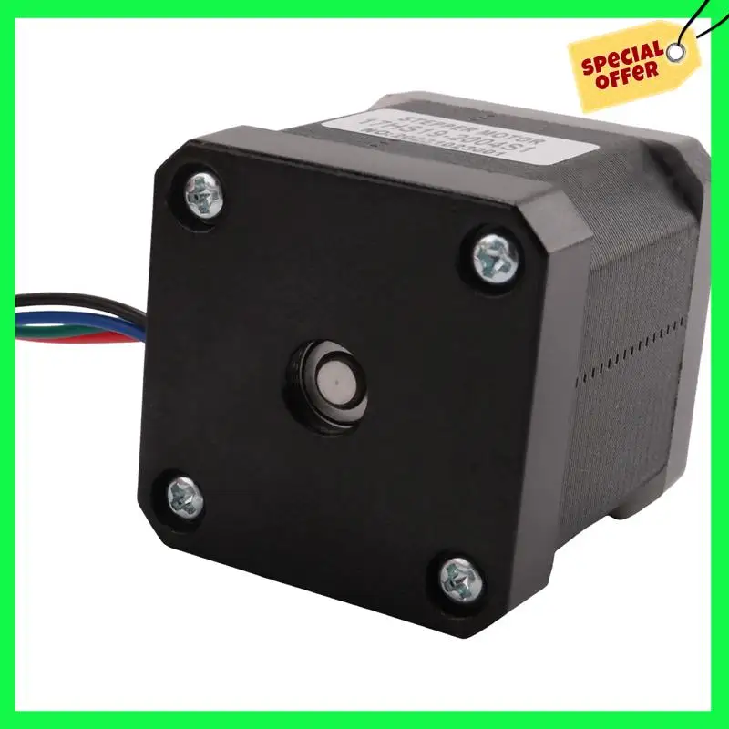LBER 4X Nema 17 Stepper Motor 48Mm Nema17 Motor 42Bygh 2A 4-Lead (17Hs19-2004S1) Motor 1M Cable For 3D Printer Cnc Xyz Motor