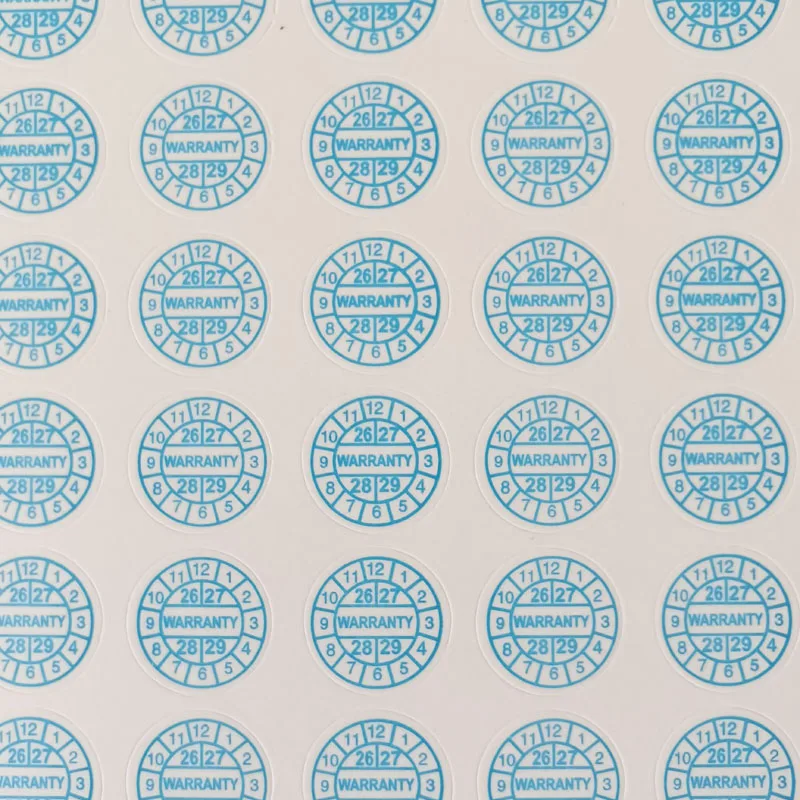 450pcs 10mm Diameter Round Fragile Paper Sticker Warranty Destructive Adhesive Eggshell Seal