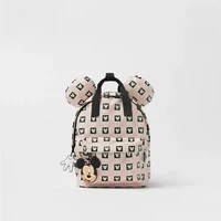 Nueva Llegada 2026, Mini Mochila con Estampado Completo de Mickey Mouse, Bolso de Hombro con Orejas de Mickey en 3D, Bolso de Viaje Moderno para Niños