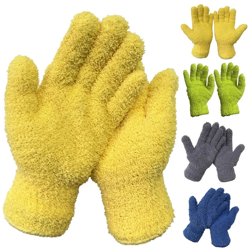 

Microfiber Dusting Cleaning Glove Car Care Wash Windows Dust Remover Tool Household Cleaning Tools Reusable Cleaning Glove