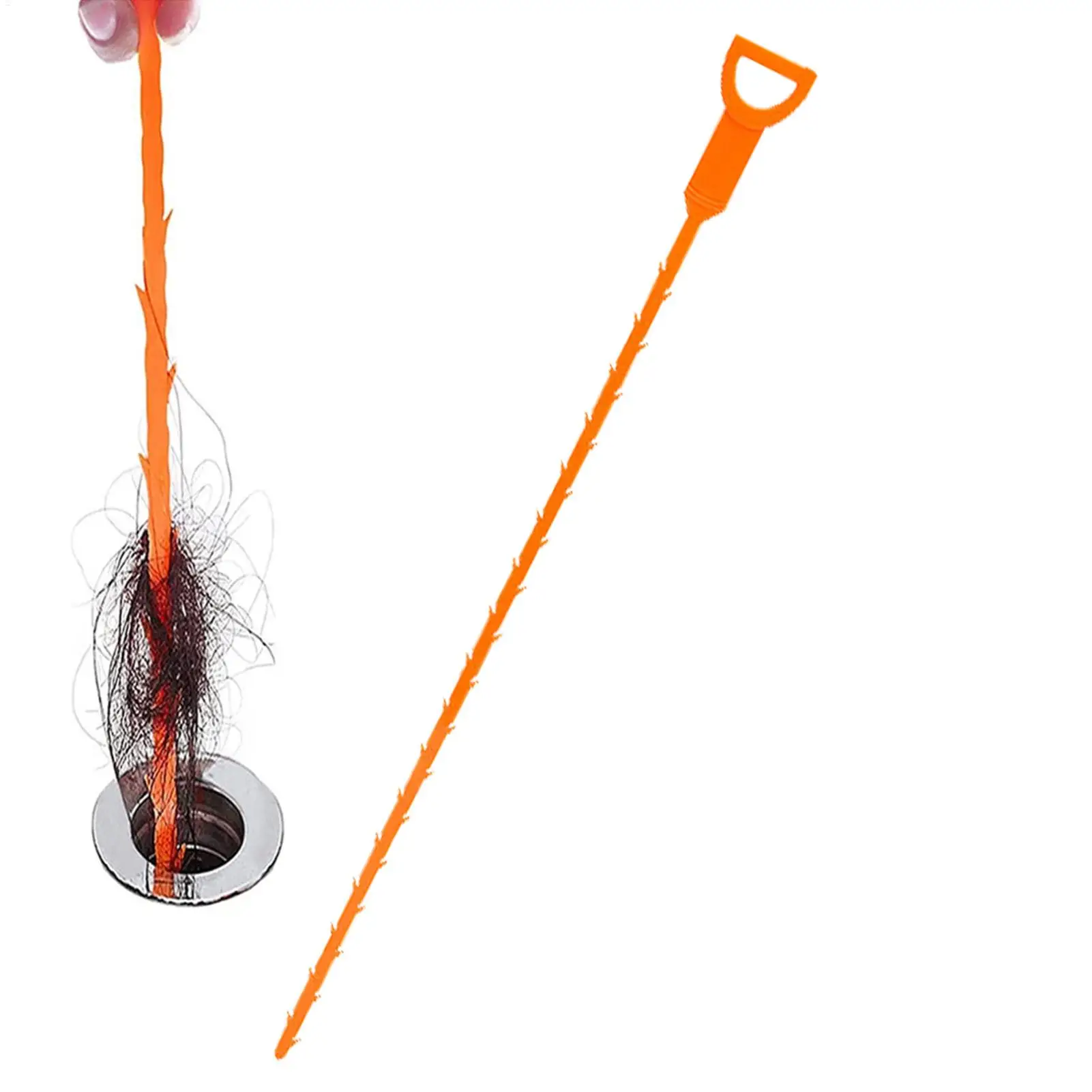 Drain Hair Clog Remover Tool Sewer Hair Catcher Pipe Cleaning Tool Effective for Kitchen Sinks Bathroom Tubs and Showers