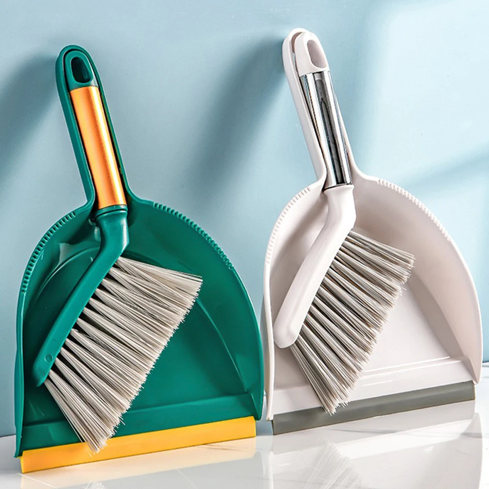 1 Set Mini Cleaning Brush And Dustpan Set - Handheld Sweeping Brush And Dustpan, Desktop Cleaning Brush #1