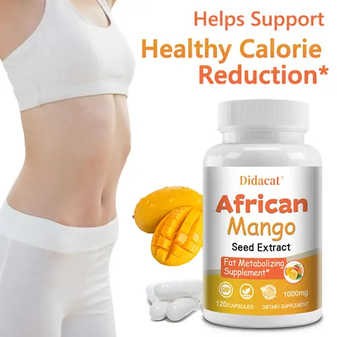 अफ़्रीकी मैंगो कैप्सूल - शक्तिशाली चयापचय, भूख कम करने वाला, प्रतिरक्षा प्रणाली स्वास्थ्य, वसा जलाने वाला कैप्सूल, गैर-GMO 6 best sales वसा बर्नर गोलियाँ - №4