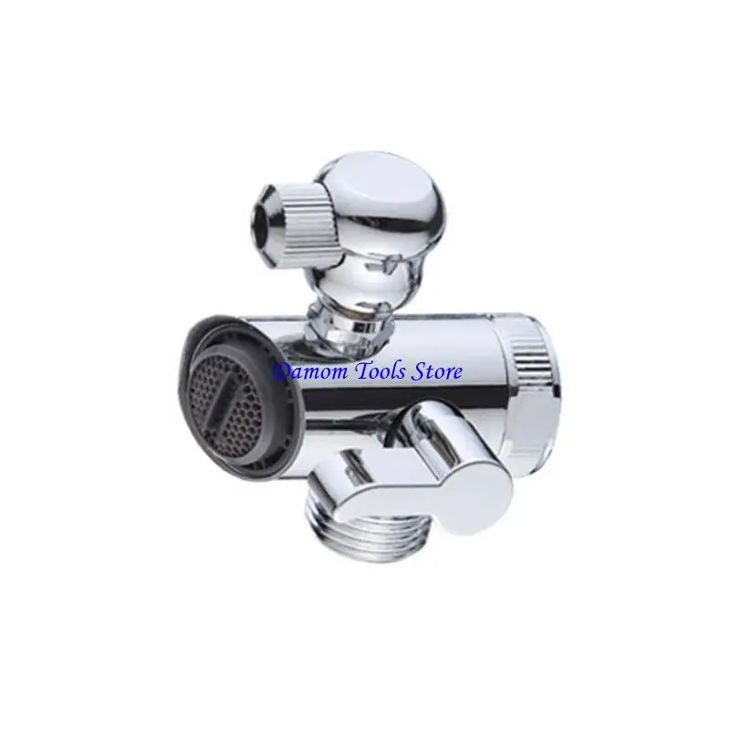 57BE Practical Sink Faucet Extension with Adjustable Arm Pressure Shower