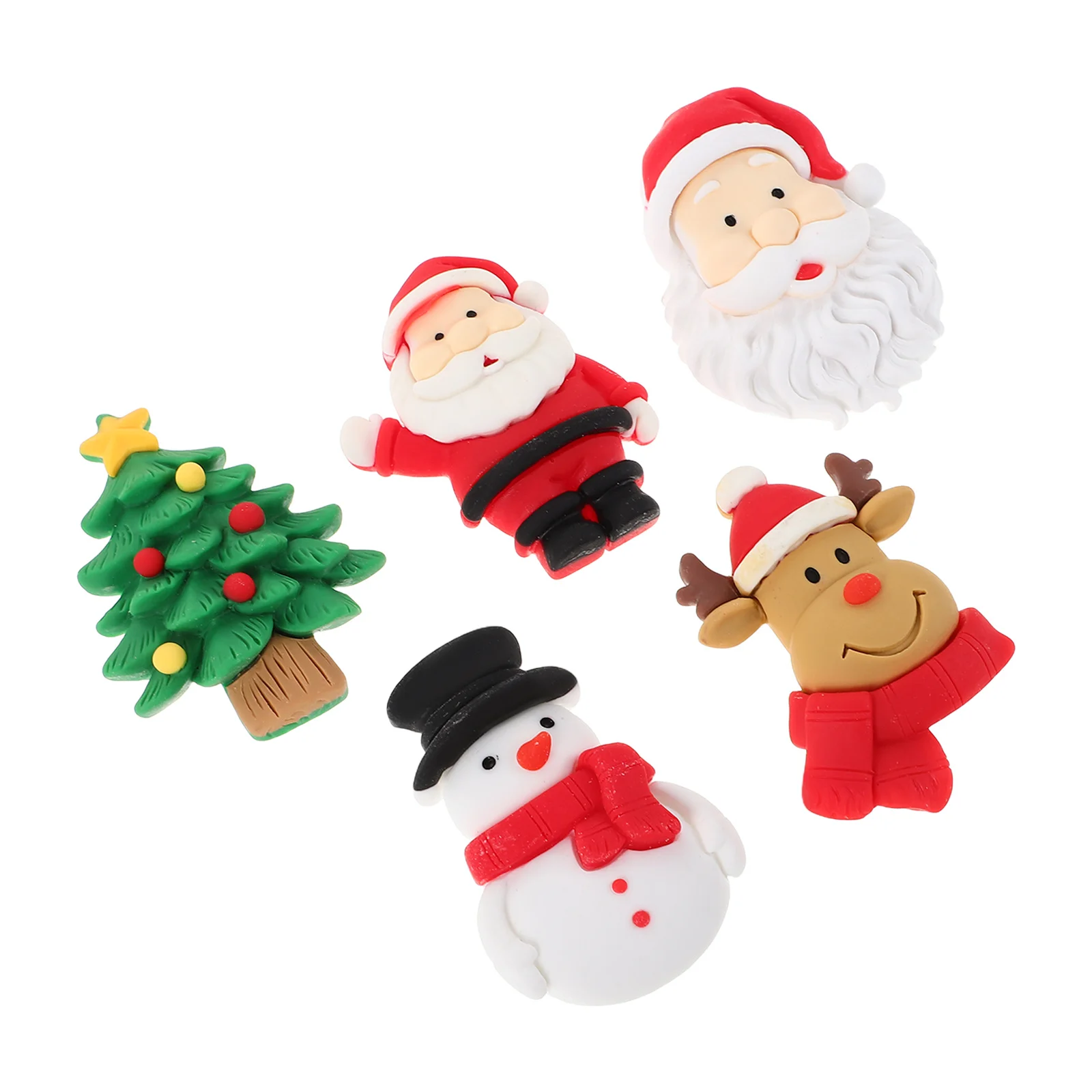 

5Pcs Fridge Magnets Refrigerator Decor Christmas Kitchen Decor Magnetic Christmas Office Xmas Party Favors