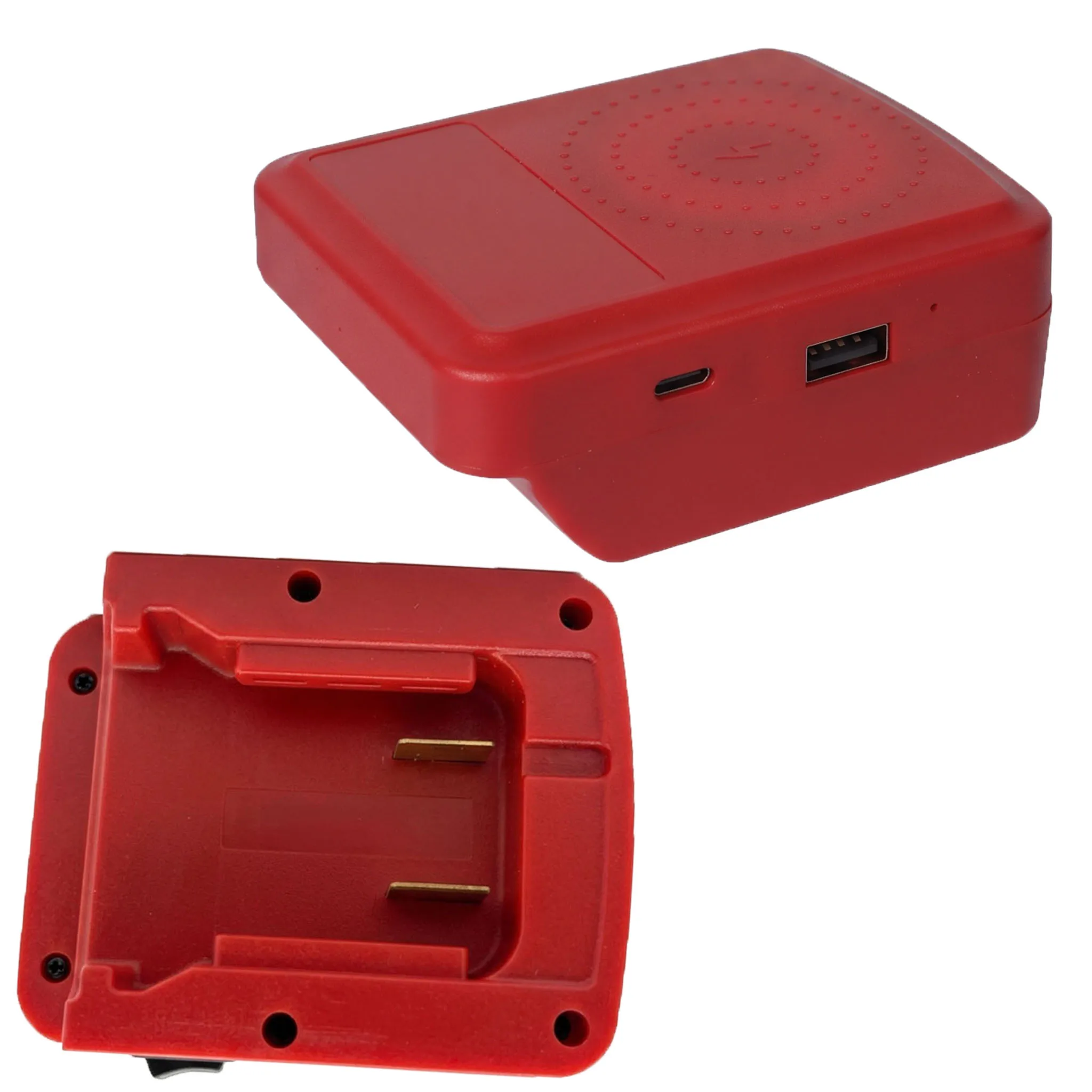 18V Wireless For Battery Charging Adapter USB Dual Output Ports For 48-11-1828 48-11-1815 Multi-Protection ABS Wireless Charger