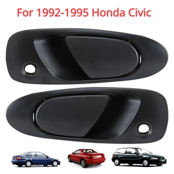 New Door Handles Outside Exterior Front Rear LH & RH Piar Set for 1992-1995 Honda Civic 1993-1997 Civic Del Sol