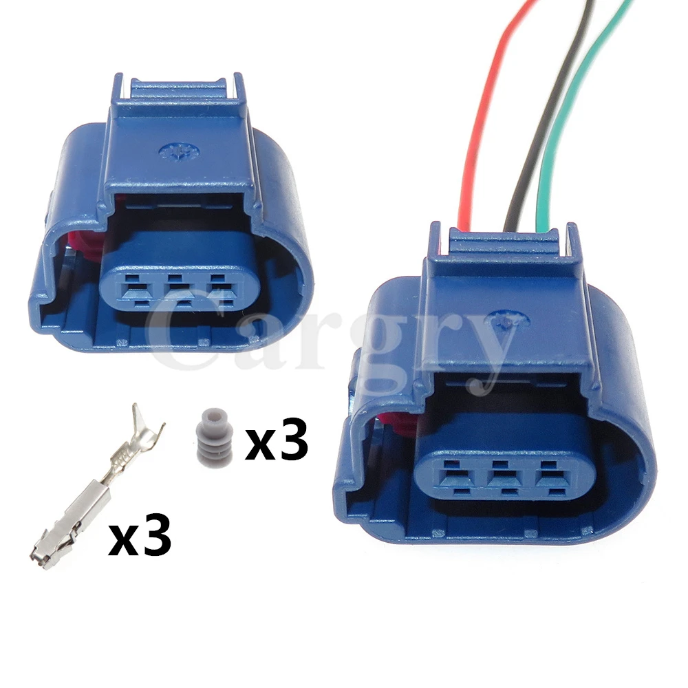 

1 Set 3P 8K0973703A AC Assembly Car Cable Socket for VW Audi Automobile Plastic Housing Waterproof Connector with Wires