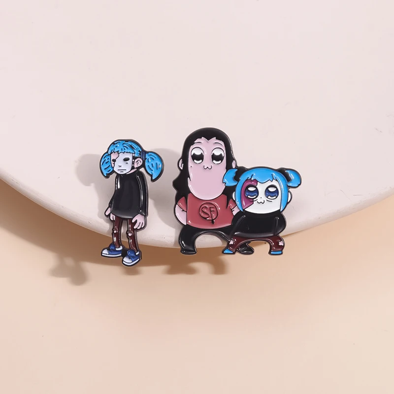 Anime Character Enamel Pins Cartoon Movie Figure Cute Brooches Hat Lapel Badge on Backpack Accessories Jewelry Friends Gifts image 4