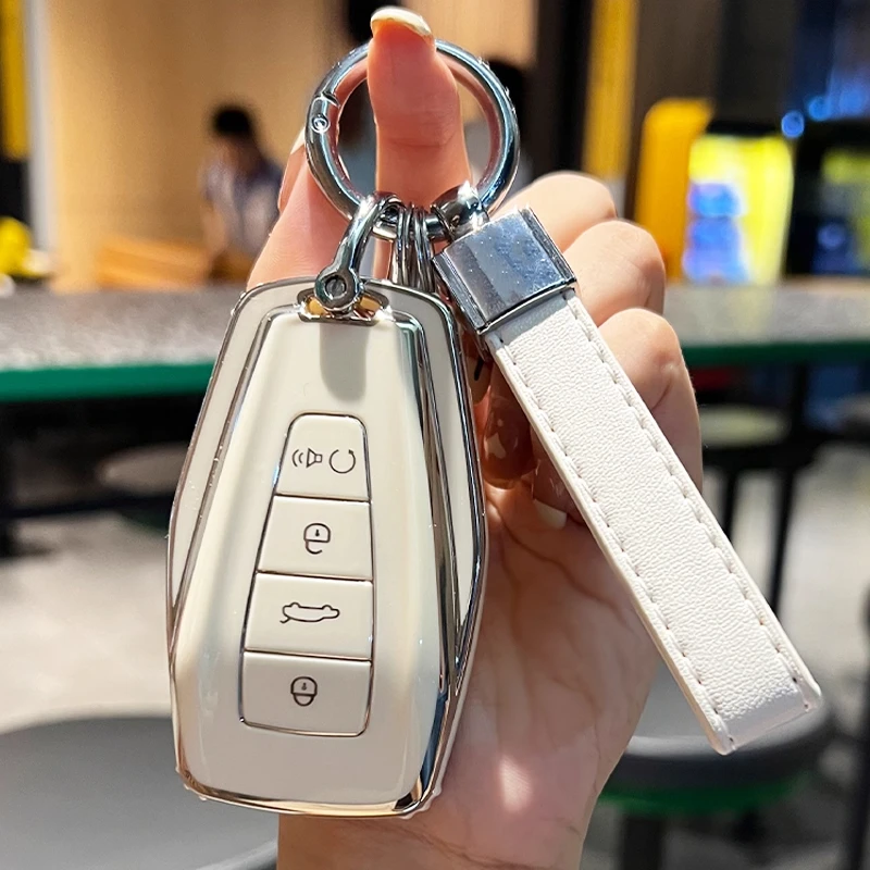 

Suitable for Geely Keycase Emgrand gs null Okavango FY11 Preface Car keycover keyshell keychain cars accessories Car key case
