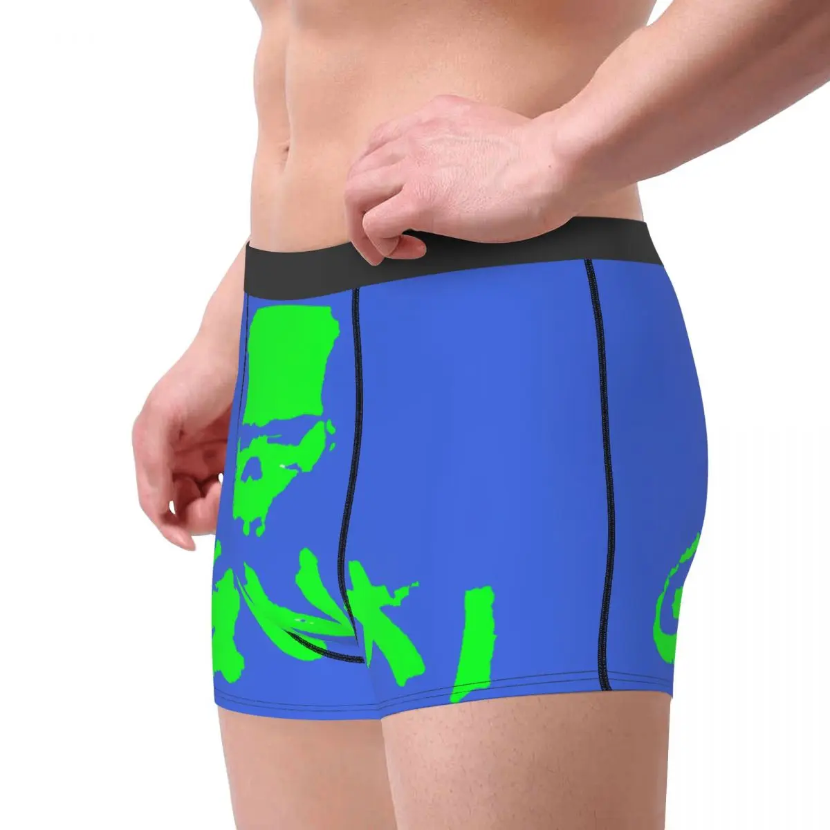 Gunkis Fishing Rod Underwear Male Print Customized Boxer Shorts Panties Briefs Breathable Underpants