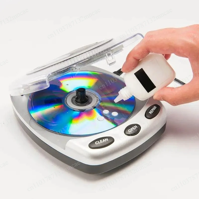 CD/DVD disc cleaning machine, electric automatic scar repair device, disc repair