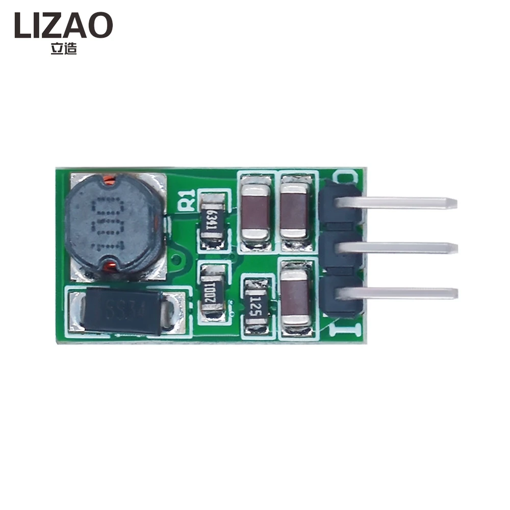 LIZAO 1A DC-DC Step Down Module 6.5-40V Input Convert to 3V 3.3V 5V 9V 12V Fixed Voltage with Pin Header