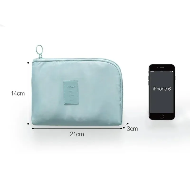 (1pc)Travel Supplies Charger, Power Bank Data Cable, Earphone Digital Bag, Large CapacityWaterproof Storage Bag