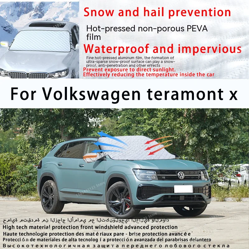 For Volkswagen teramont x the front windshield of a car is shielded from sunlight, snow, and hail  auto tools car accessories